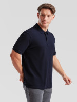 Polokošeľa pánska tmavomodrá Premium: 180g bavlna piqué, ktorá drží tvar | Fruitshop