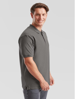 Polokošeľa pánska šedá Premium: 180g bavlna piqué, ktorá drží tvar | Fruitshop