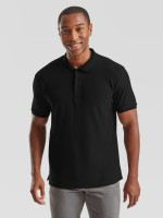Polokošeľa pánska čierna Premium: 180g bavlna piqué, ktorá drží tvar | Fruitshop