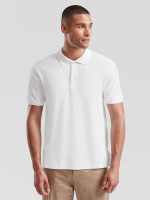 Polokošeľa pánska biela Premium: 180g bavlna piqué, ktorá drží tvar | Fruitshop
