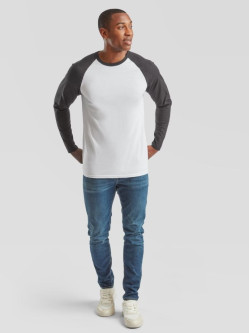 Retro Raglan Long Sleeve - Baseballové tričko | Fruitshop