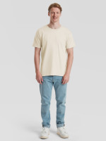 Prémiové Unisex pánske bavlnené Tričko Bez potlače Prírodné natural 195g | Fruitshop