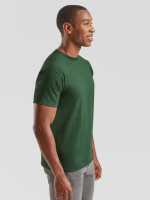 Pánske Unisex pevné  bavlnené Tričko Bez potlače Fruit of the Loom zelené 205g | Fruitshop