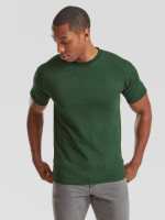 Pánske Unisex pevné  bavlnené Tričko Bez potlače Fruit of the Loom zelené 205g | Fruitshop